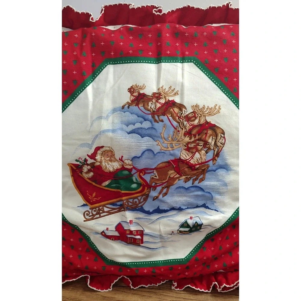 Twas The Night Before Christmas Collection St. Nicholas Hand Made  Pillow A2